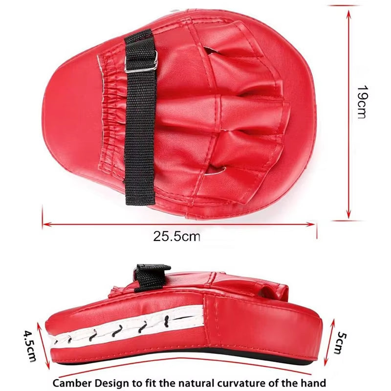 Curved Boxing Target Pad - Versatile Training Glove for Taekwondo, Muay Thai, and Mixed Martial Arts