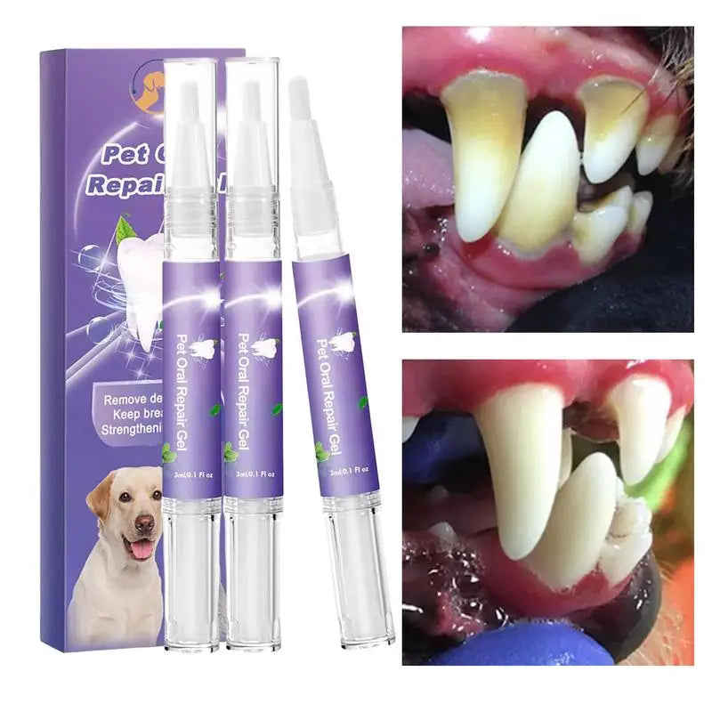 Pet Oral Repair Gel - Natural Toothpaste for Dogs and Cats, Teeth Cleaning and Breath Freshening Formula