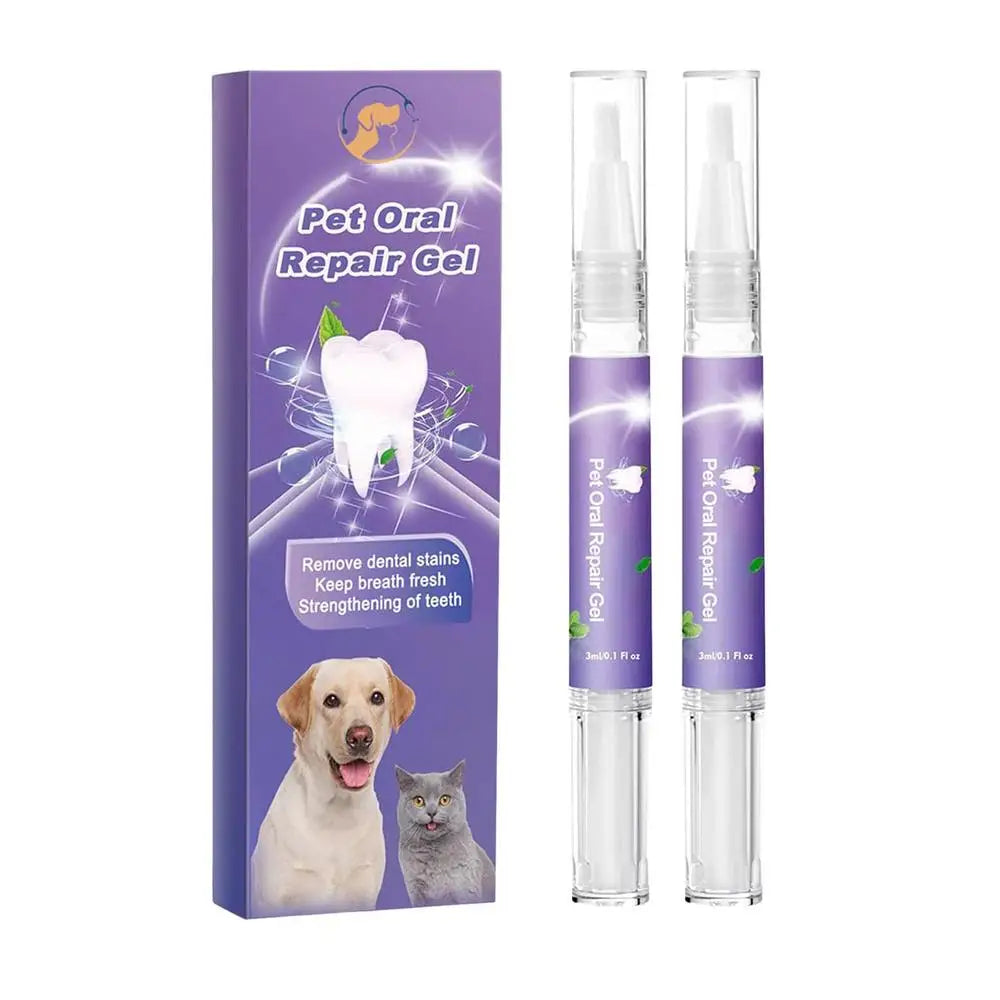 Pet Oral Repair Gel - Natural Toothpaste for Dogs and Cats, Teeth Cleaning and Breath Freshening Formula