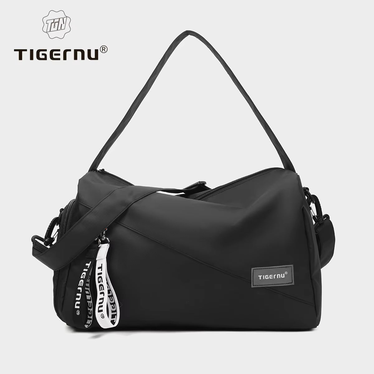 Women's Lightweight Sports Gym Bag with Shoe Compartment - Travel Duffel Handbag for Fitness and Short Trips