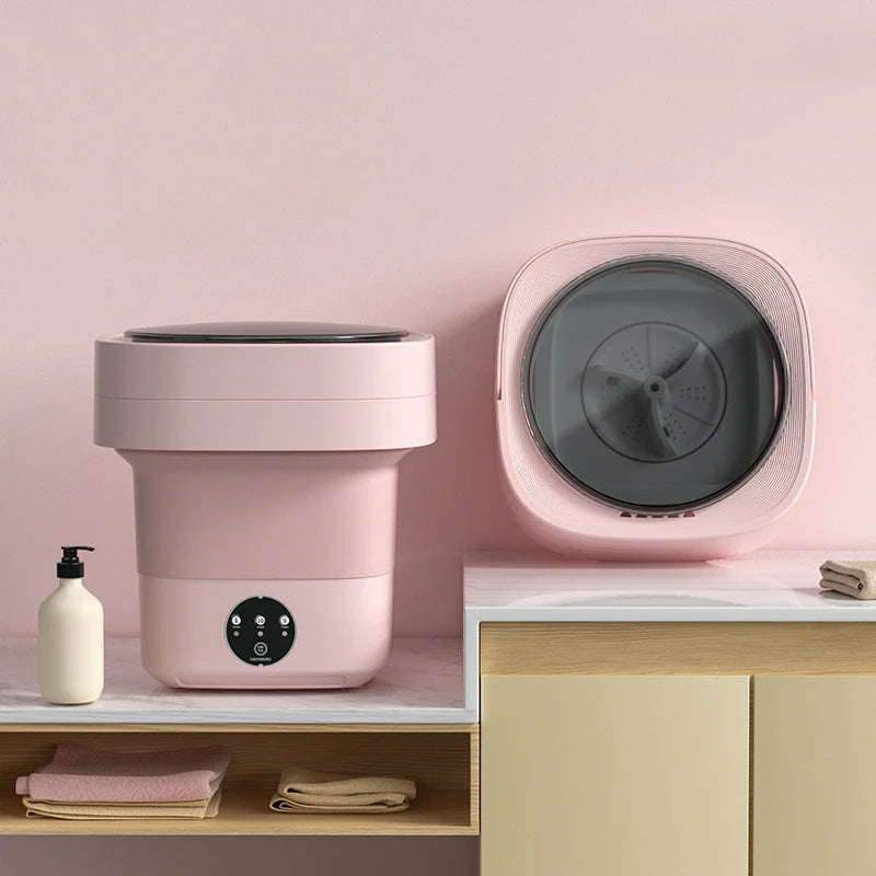 Portable Mini Washing Machine for Socks, Underwear, and Panties - High Capacity with Spinning Dry Function in Three Models