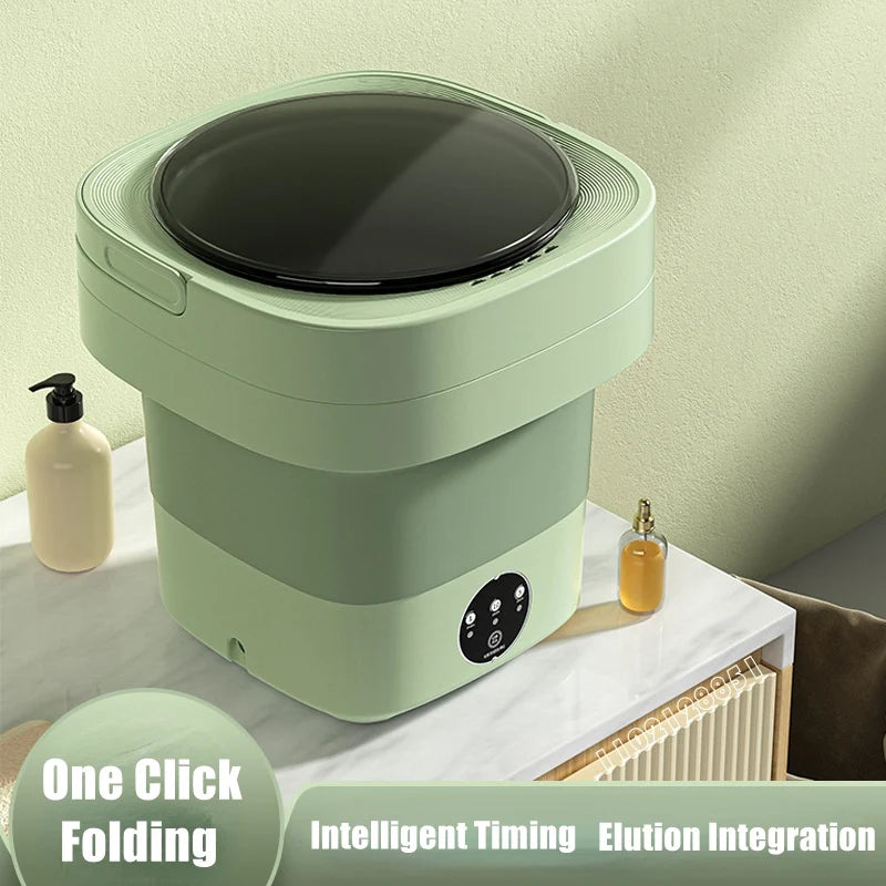 Portable Mini Washing Machine for Socks, Underwear, and Panties - High Capacity with Spinning Dry Function in Three Models