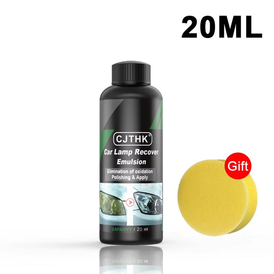 Professional Car Headlight Restoration Kit - Oxidation Removal and Scratch Repair Polishing Solution