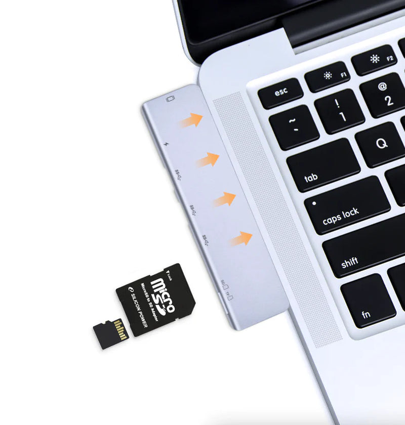 USB-C Multiport Hub with 4K HDMI Adapter and USB 3.0 for MacBook Pro/Air - USA