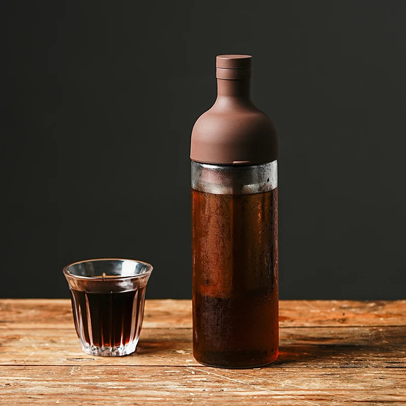 1000ML Glass Cold Brew Coffee Maker Coffee Pots Cafe Maker Coffe Filter Juice Tea Teapot Kettle Coffeepots Handmade for Home