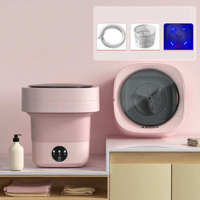 Portable Mini Washing Machine for Socks, Underwear, and Panties - High Capacity with Spinning Dry Function in Three Models