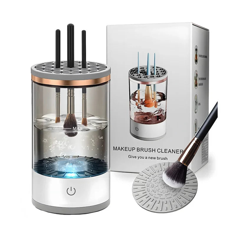 Electric Makeup Brush Cleaning Machine with Automatic Fast-Dry Function