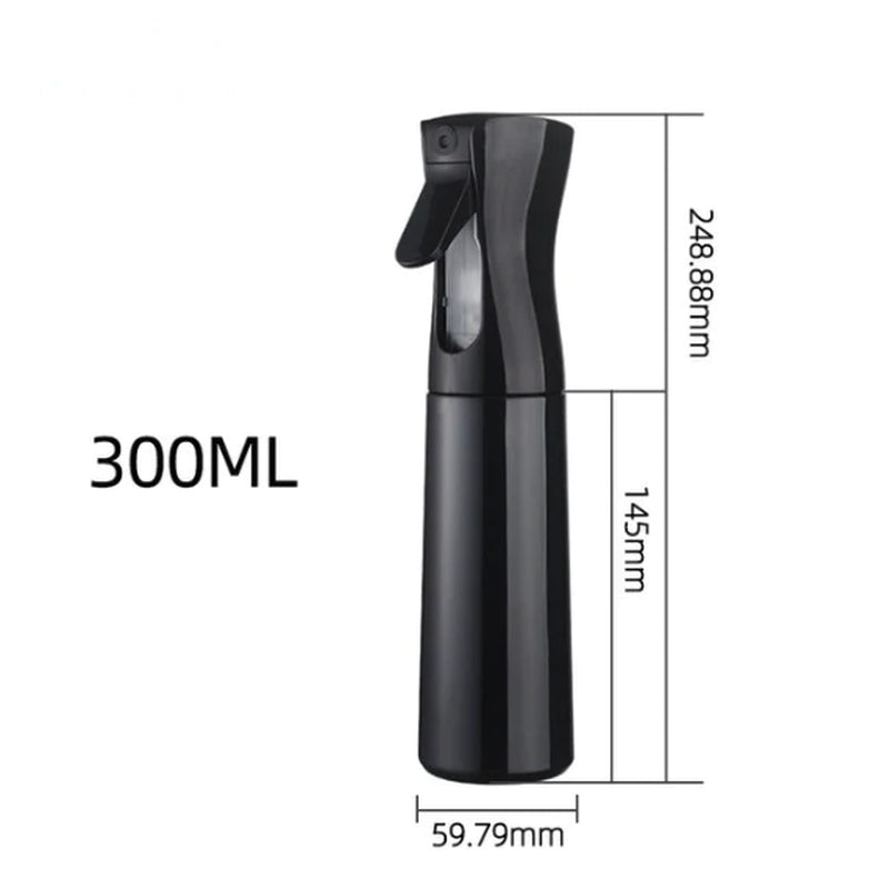 Continuous Mist Hair Spray Bottle for Barbers and Salon Use, Ideal for Plant Care