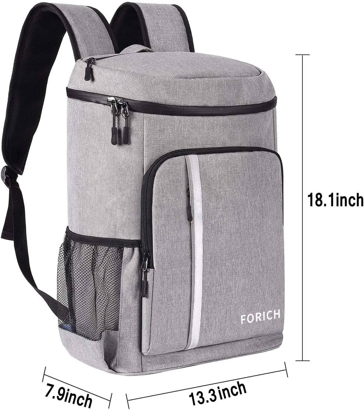 Insulated Waterproof Backpack Cooler Bag - Lightweight Soft Cooler for Men and Women, Ideal for Work, Lunch, Picnics, Camping, and Hiking, Holds Up to 30 Cans