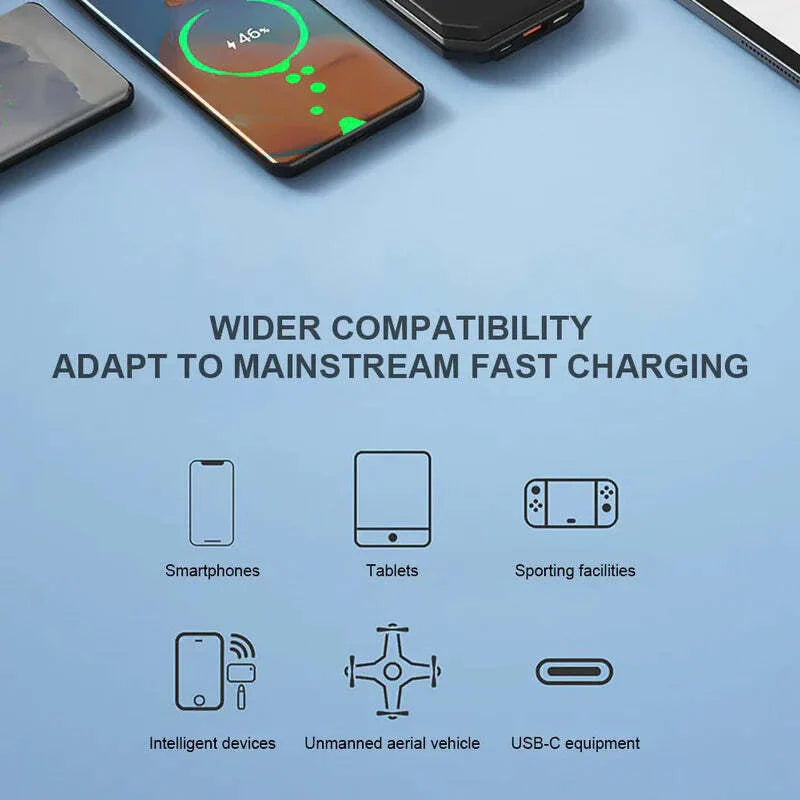 4-in-1 Retractable Fast Car Charger - 120W with USB Type-C Cable