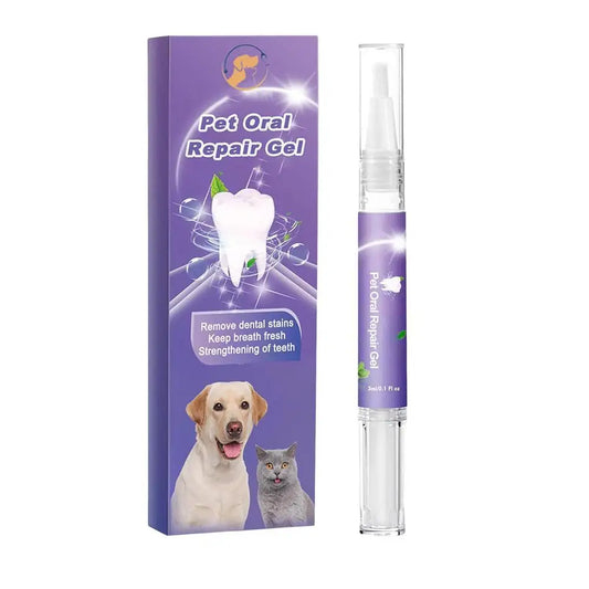 Pet Oral Repair Gel - Natural Toothpaste for Dogs and Cats, Teeth Cleaning and Breath Freshening Formula