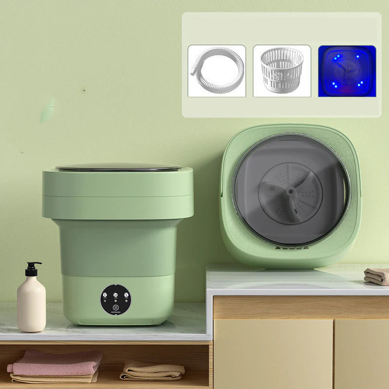 Portable Mini Washing Machine for Socks, Underwear, and Panties - High Capacity with Spinning Dry Function in Three Models