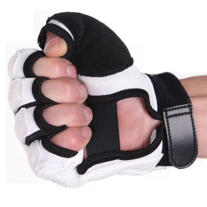 Professional Half-Finger Boxing Gloves for Adults and Kids - Ideal for MMA, Sanda, Karate, Muay Thai, Fitness, and Taekwondo Training