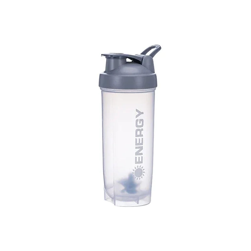 500/700ml Sports Water Bottle and Protein Shaker - Portable Juice Cup with Powder Case, Leak-Proof Travel Mug