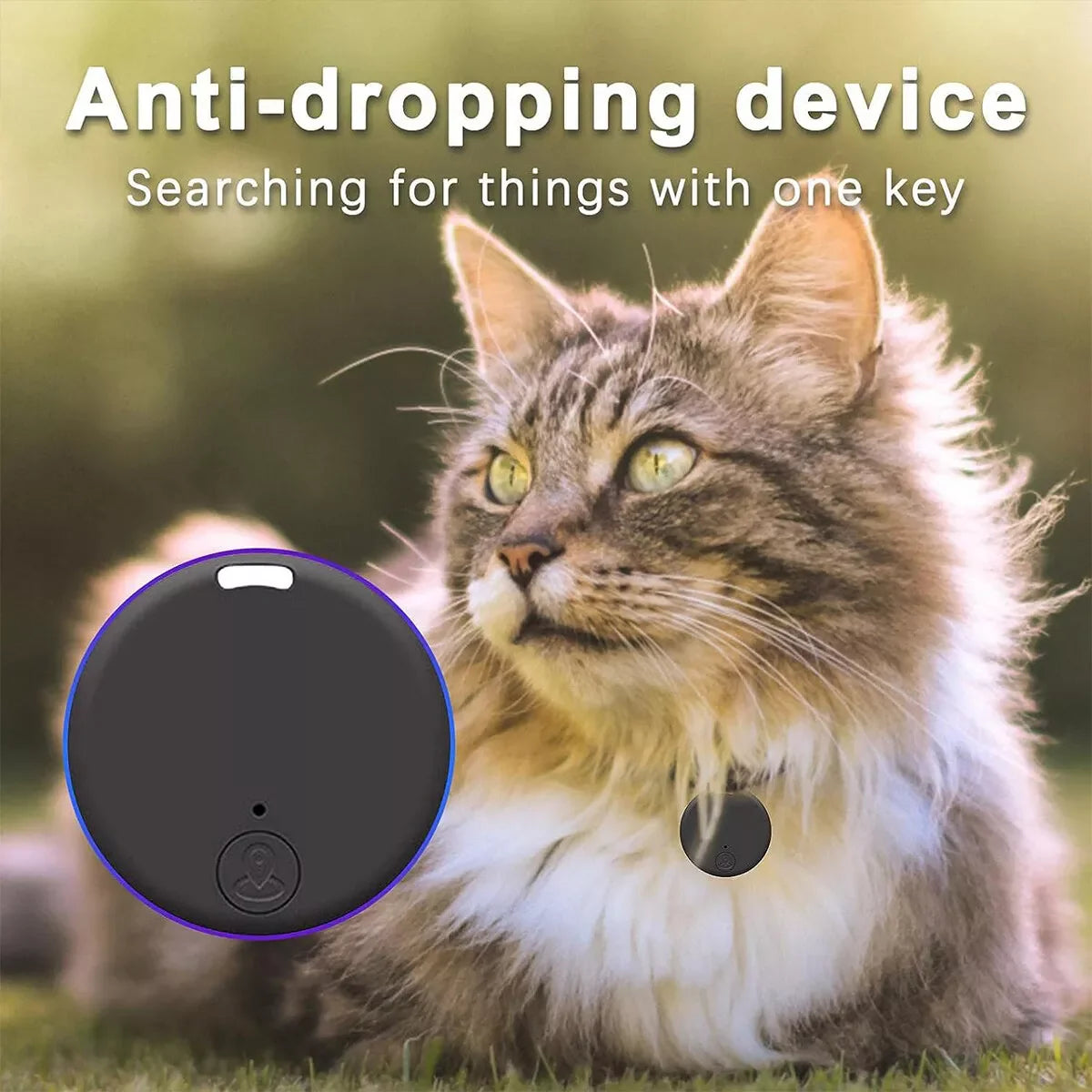 Bluetooth Mini GPS Tracking Key Tag for Children and Pets