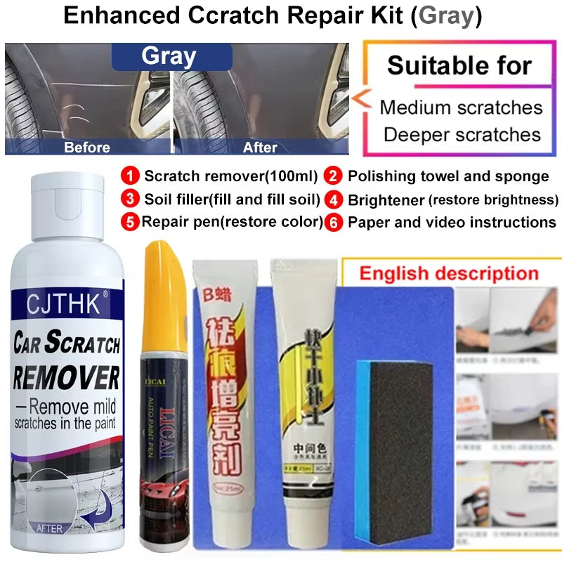 Car Scratch Remover and Polishing Compound for Automotive Surface Restoration and Swirl Repair