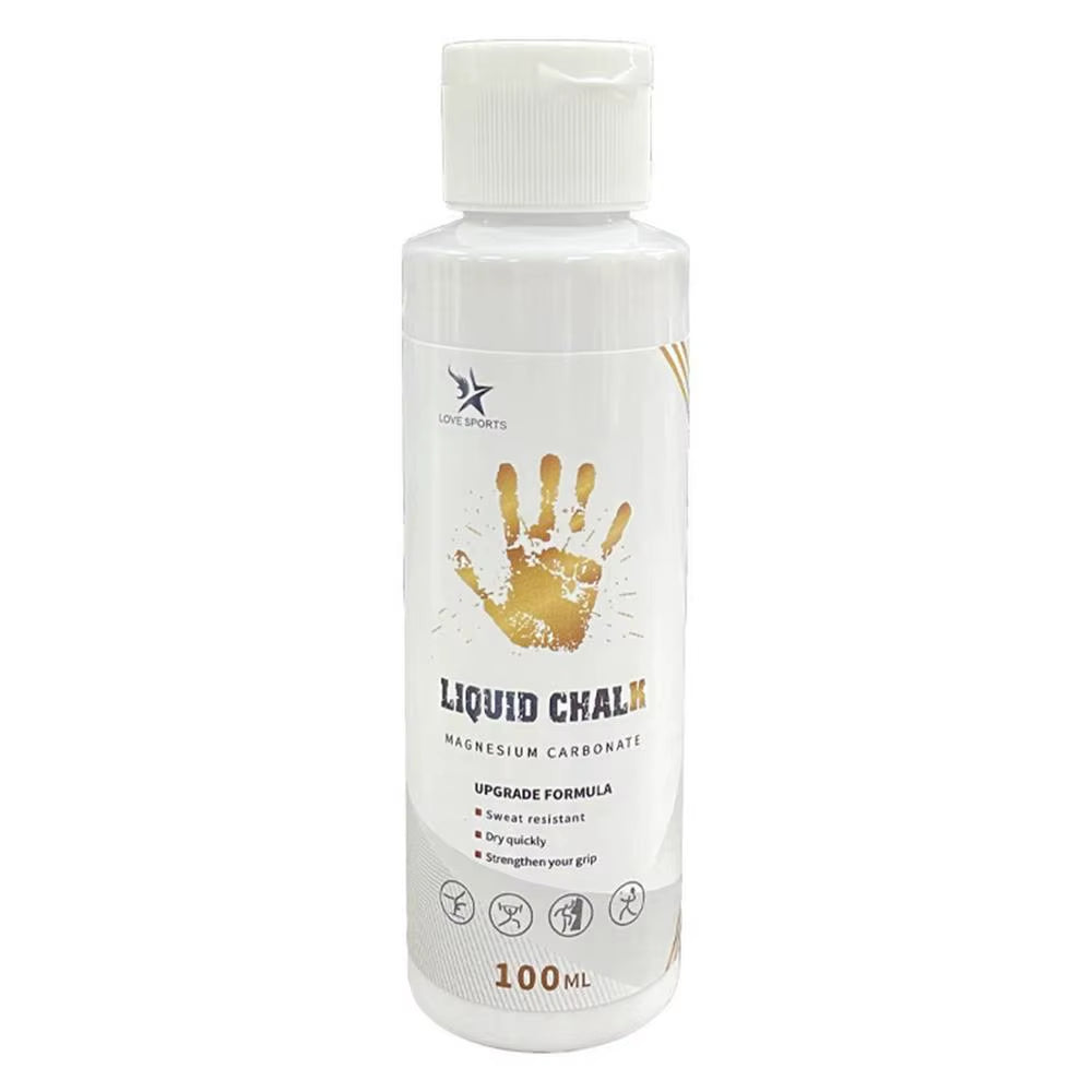 Liquid Chalk Magnesium Powder for Enhanced Grip in Weight Lifting and Climbing - Available in 100ml and 200ml