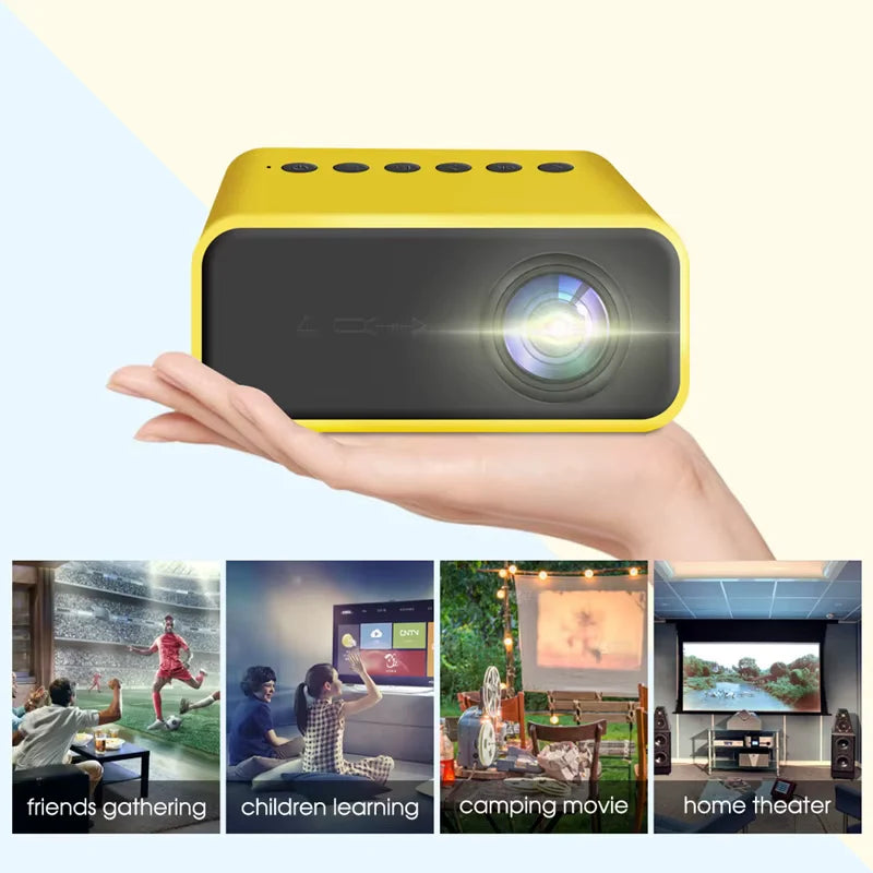 Xiaomi Mini Portable Projector - 8K HD Indoor Entertainment and Gaming Theater for Children