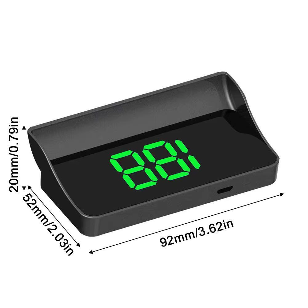 HD Digital HUD Speedometer with GPS for All Vehicles - Windshield Projector Auto Electronics Accessory