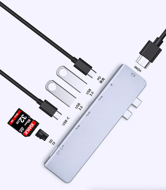USB-C Multiport Hub with 4K HDMI Adapter and USB 3.0 for MacBook Pro/Air - USA