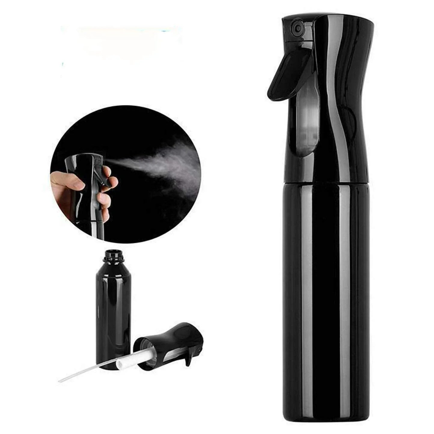 Continuous Mist Hair Spray Bottle for Barbers and Salon Use, Ideal for Plant Care
