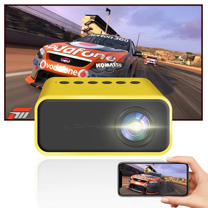 Xiaomi Mini Portable Projector - 8K HD Indoor Entertainment and Gaming Theater for Children