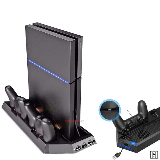 PS4 Vertical Cooling Station with Dual Controller Charging Dock for PlayStation 4