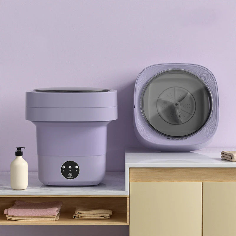 Portable Mini Washing Machine for Socks, Underwear, and Panties - High Capacity with Spinning Dry Function in Three Models