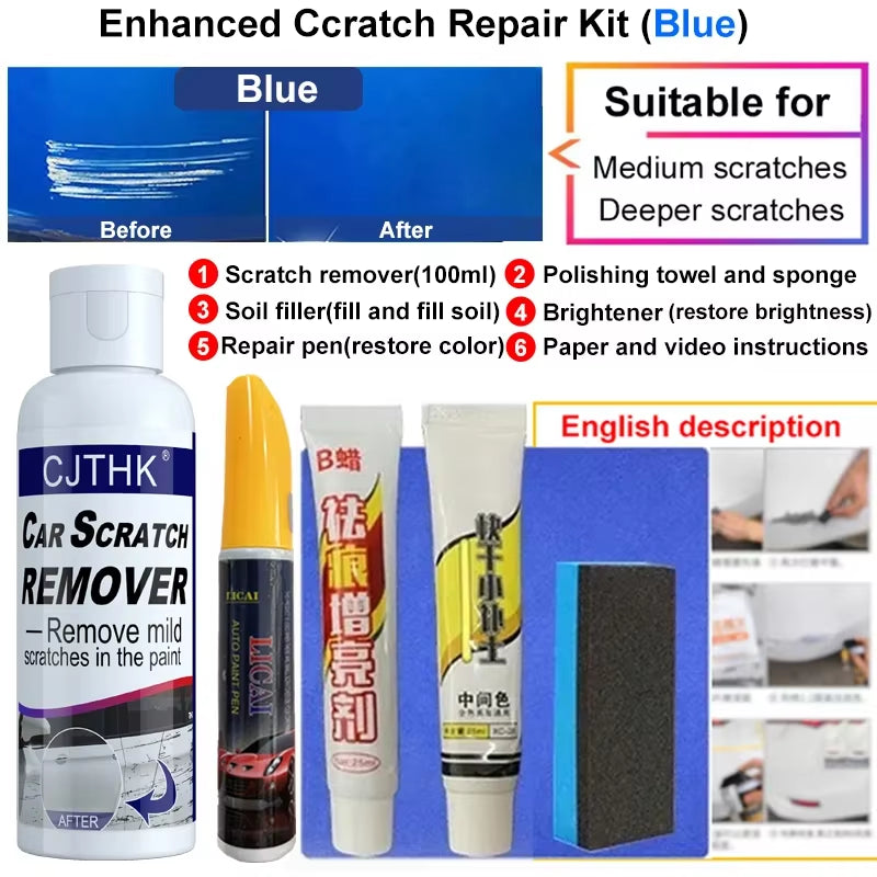Car Scratch Remover and Polishing Compound for Automotive Surface Restoration and Swirl Repair