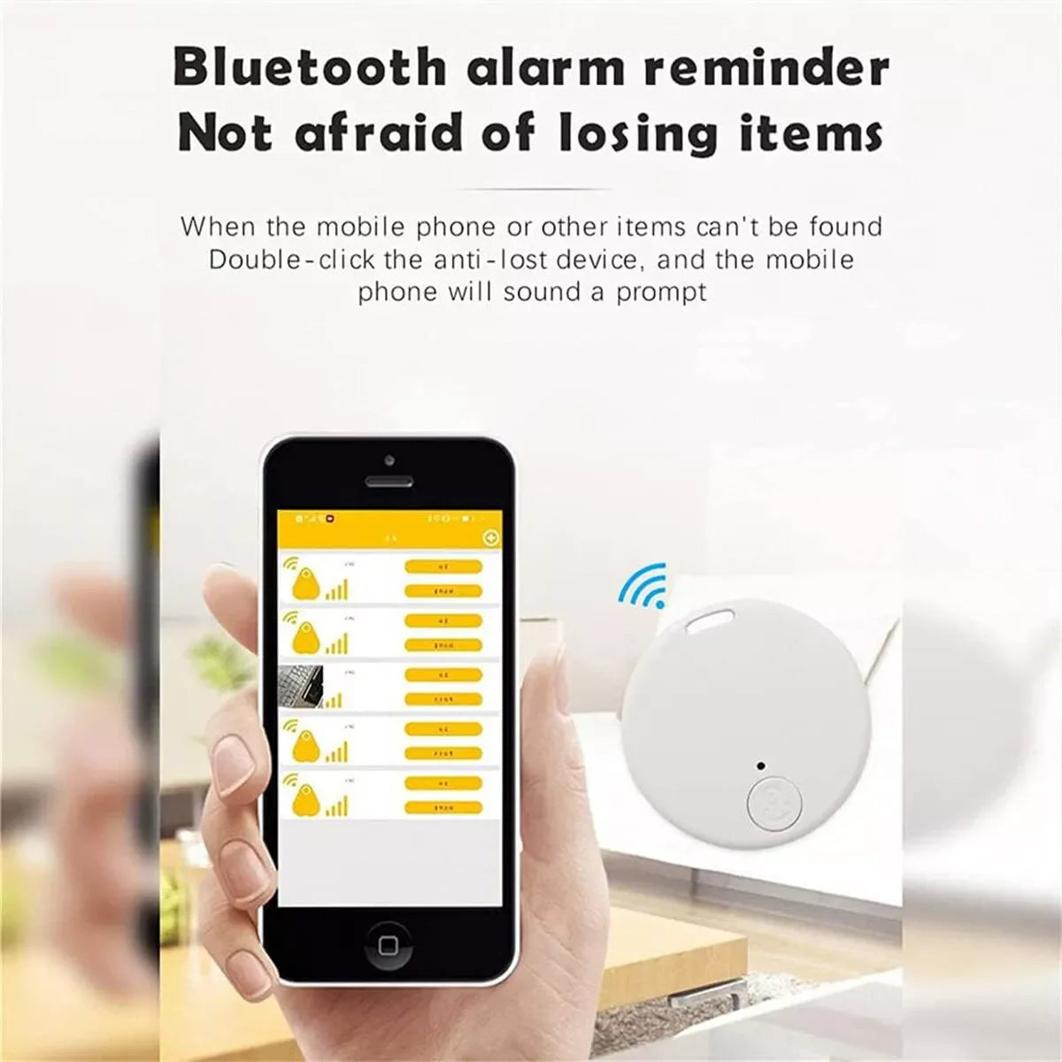 Bluetooth Mini GPS Tracking Key Tag for Children and Pets