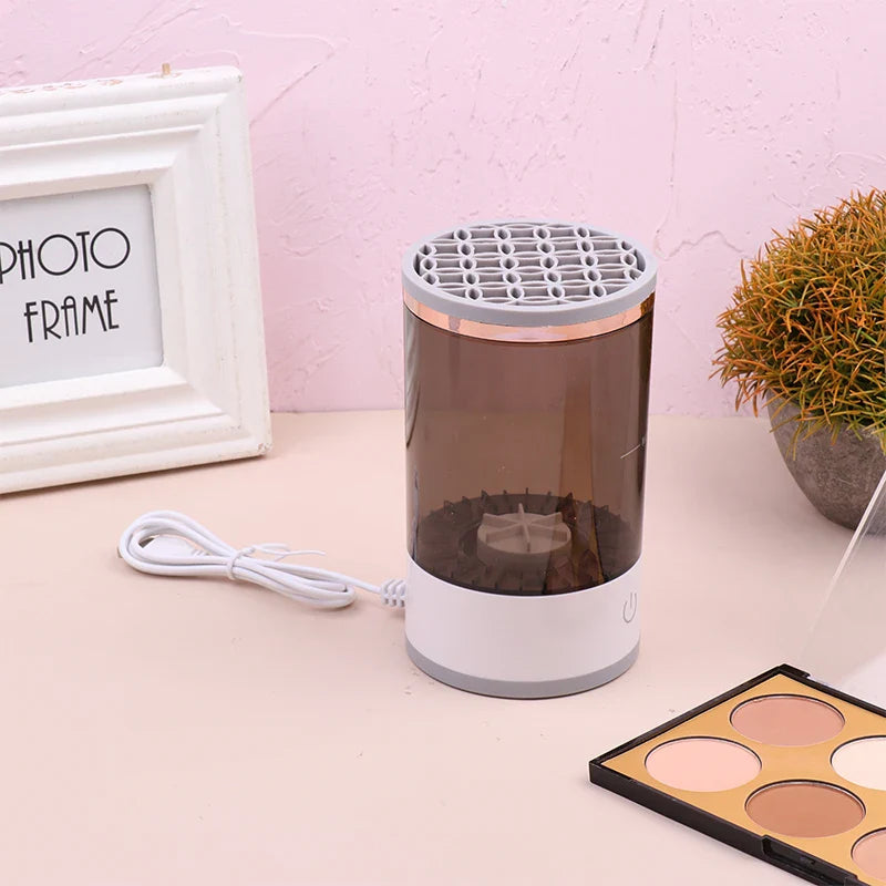 Electric Makeup Brush Cleaning Machine with Automatic Fast-Dry Function