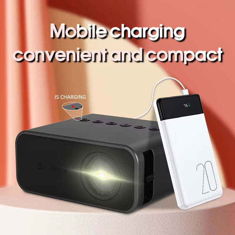 Xiaomi Mini Portable Projector - 8K HD Indoor Entertainment and Gaming Theater for Children