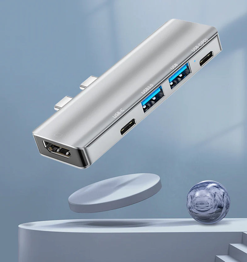 USB-C Multiport Hub with 4K HDMI Adapter and USB 3.0 for MacBook Pro/Air - USA