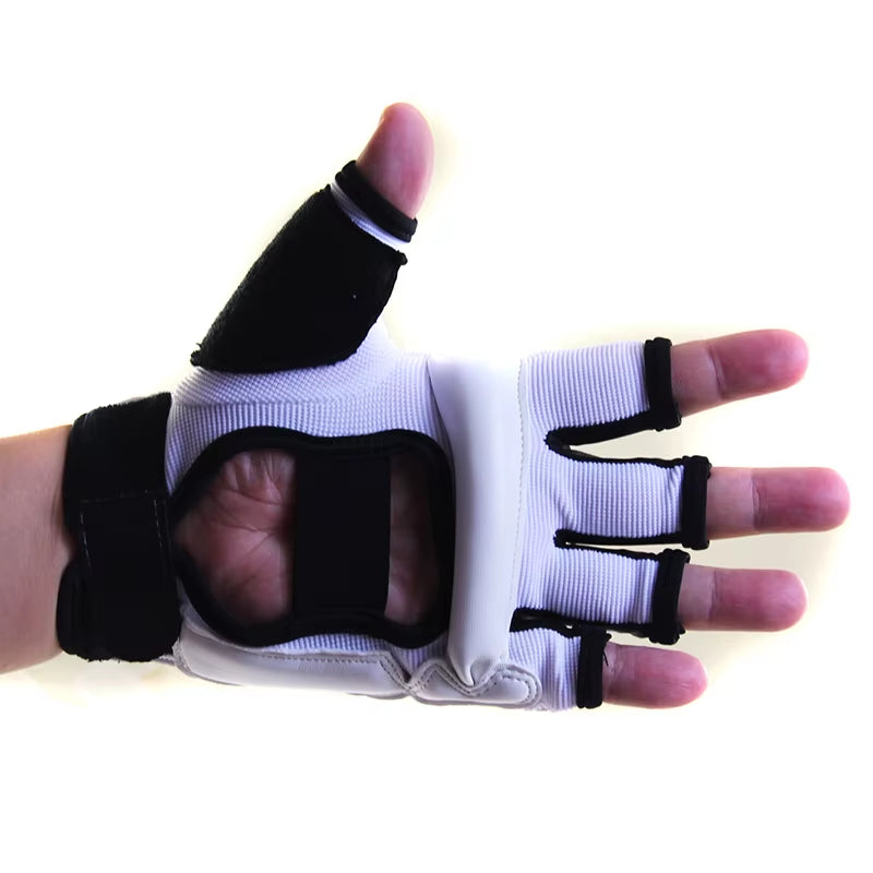 Professional Half-Finger Boxing Gloves for Adults and Kids - Ideal for MMA, Sanda, Karate, Muay Thai, Fitness, and Taekwondo Training